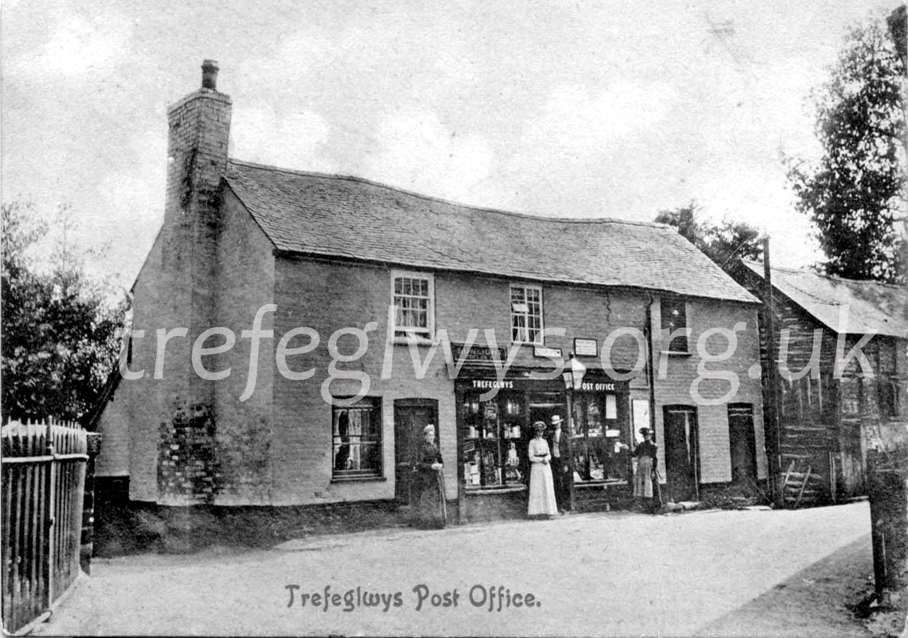 Trefeglwys Post Office, 1890